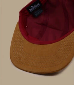 5 Panel Blank Burgundy Brown Suede -Chapeaux À La Mode 5 panel blank burgundy brown suede 3