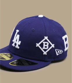 NEW ERA All Over Logo 5950 Low Profile LA -Chapeaux À La Mode all over logo 5950 low profile la 2