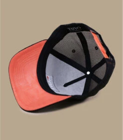 Badge Logo Trucker Black -Chapeaux À La Mode badge logo trucker black 3