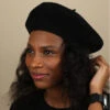 Beret Paris Noir -Chapeaux À La Mode beret paris noir