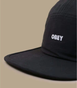 OBEY Bold Tech Camp Black -Chapeaux À La Mode bold tech camp black 2
