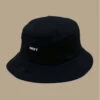 OBEY Bold Twill Bucket Black -Chapeaux À La Mode bold twill bucket black
