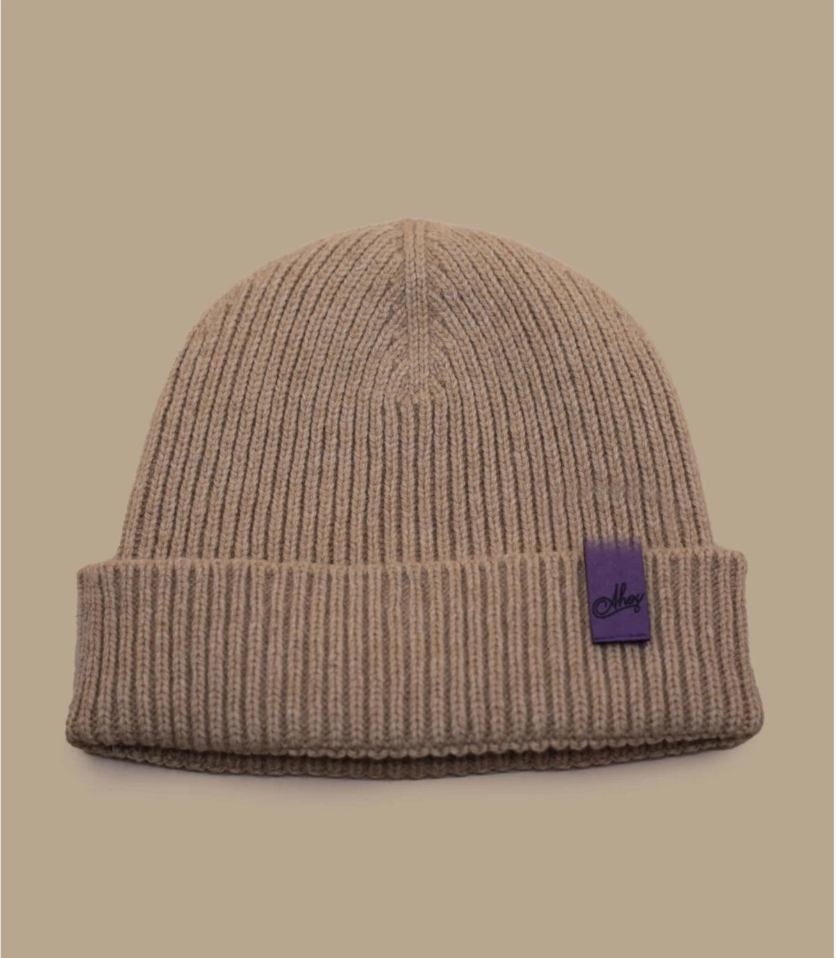 Bonnet Ahoy Camel Purple. Eco & Fabriqué En France 3 Bonnet Ahoy Camel Purple. Eco & Fabriqué En France
