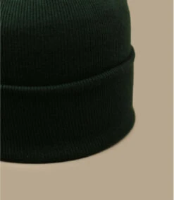 Bonnet Blank Recyclé Vert Bouteille -Chapeaux À La Mode bonnet blank recycle vert bouteille 2