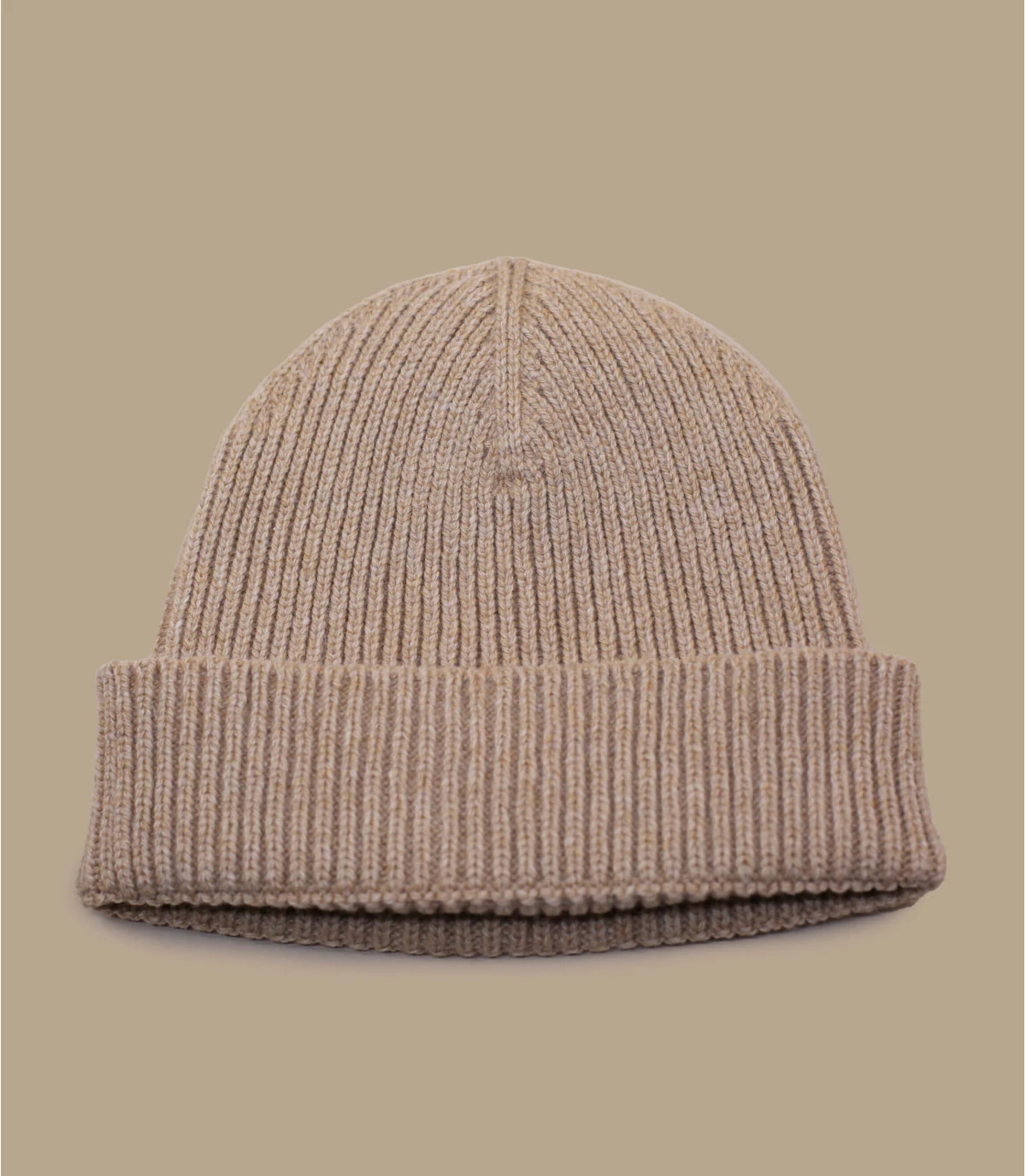 Bonnet Fabriqué En France Laine Recyclée Camel 4 Bonnet Fabriqué En France Laine Recyclée Camel – Image 2