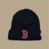 NEW ERA Bonnet MLB Essential Cuff Boston Team -Chapeaux À La Mode bonnet mlb essential cuff boston team