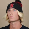 NEW ERA Bonnet MLB Sport Knit Boston -Chapeaux À La Mode bonnet mlb sport knit bostonbonnet20bleu20rouge20Boston20Bonnet20MLB20Sport20Knit20Boston