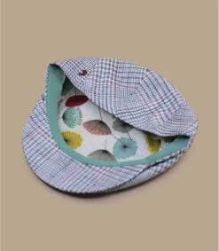 Bristol Checked Blue -Chapeaux À La Mode bristol checked blue 3