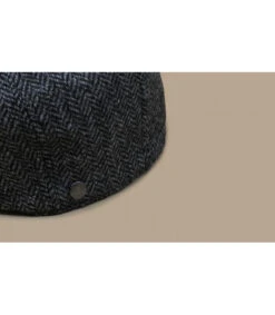 Britton Wool Herringbone Grey -Chapeaux À La Mode britton wool herringbone greyberet20gavroche20gris20laine