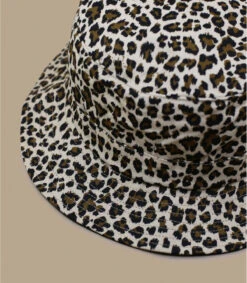 Seeberger Bucket Leo Print Sand -Chapeaux À La Mode bucket leo print sand 3