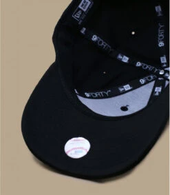NEW ERA Casquette Black Base 940 NY Pink -Chapeaux À La Mode casquette black base 940 ny pink 4