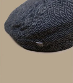 Brixton Brood Grey Black Herringbone 7 Brixton Brood Grey Black Herringbone -Chapeaux À La Mode casquette brood grey 1