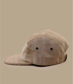Casquette Cord 5 Panel Tan -Chapeaux À La Mode casquette cord 5 panel tan 3