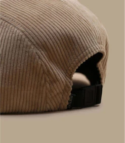 Casquette Cord 5 Panel Tan -Chapeaux À La Mode casquette cord 5 panel tan 4