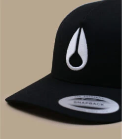 NIXON Casquette Iconed Trucker Black White -Chapeaux À La Mode casquette iconed trucker black white 2