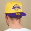NEW ERA Casquette Lakers 59fifty Jaune -Chapeaux À La Mode casquette jaune lakers