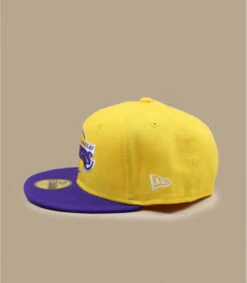 NEW ERA Casquette Lakers 59fifty Jaune -Chapeaux À La Mode casquette jaune lakers 2