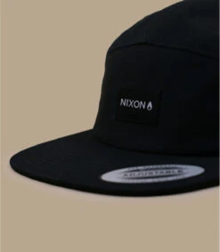 NIXON Casquette Mikey 5 Panel Black -Chapeaux À La Mode casquette mikey 5 panel black 2