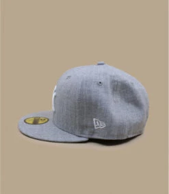 NEW ERA Casquette NY 59fifty Heather Grey -Chapeaux À La Mode casquette ny 59fifty heather grey 2