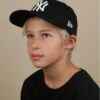 NEW ERA Casquette NY 9forty Noire Enfant -Chapeaux À La Mode casquette ny 9forty noire enfantCasquette20ajustable20ny20noir20Casquette20NY209forty20noire20enfant