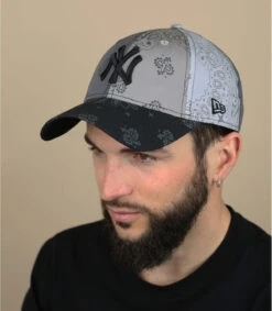 NEW ERA Casquette Paisley Print 940 NY Black