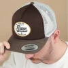 NIXON Casquette Tioga Trucker Brown White -Chapeaux À La Mode casquette tioga trucker brown white