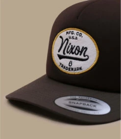 NIXON Casquette Tioga Trucker Brown White -Chapeaux À La Mode casquette tioga trucker brown white 2