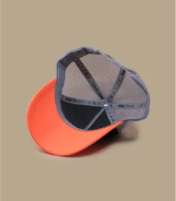 WATTS Cassquette Tribe Bleu Marine Orange Fluo -Chapeaux À La Mode cassquette tribe bleu marine orange fluo 5
