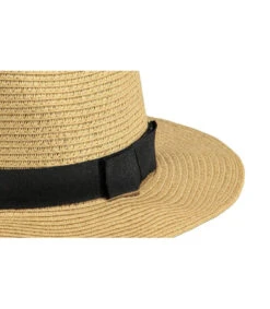 Barts Chapeau Aveloz Light Brown -Chapeaux À La Mode chapeau aveloz light brownChapeau20paille20Barts20ruban20noir