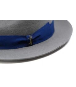 Borsalino Chapeau Feutre Lapin Gris -Chapeaux À La Mode chapeau feutre lapin gris