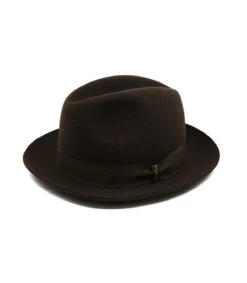 Borsalino Chapeau Feutre Lapin Marengo Marron 9 Borsalino Chapeau Feutre Lapin Marengo Marron -Chapeaux À La Mode chapeau feutre lapin marengo marronBorsalino20