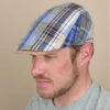 Clint Patchwork Blue 2 Clint Patchwork Blue -Chapeaux À La Mode clint patchwork blueberet20lin20patchwork20Clint20Patchwork