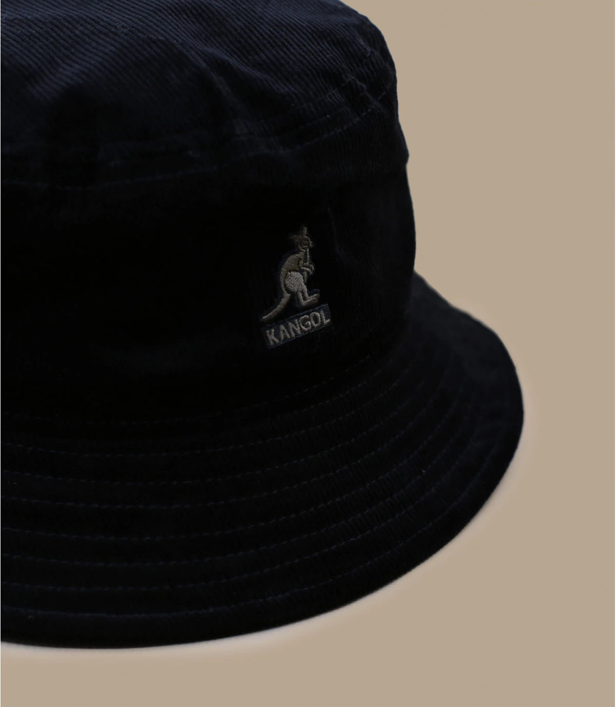 Kangol Cord Bucket Black 5 Kangol Cord Bucket Black – Image 3