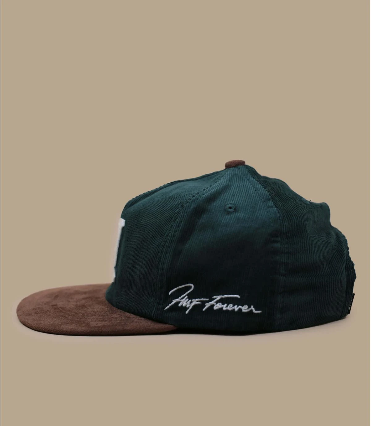 HUF Corduroy Classic H Strapback Forest Green 6 HUF Corduroy Classic H Strapback Forest Green – Image 4