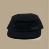 Kangol Cotton Twill Army Cap Black -Chapeaux À La Mode cotton twill army cap black