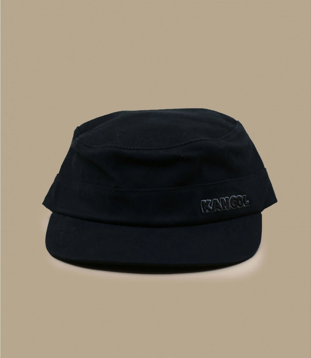 Kangol Cotton Twill Army Cap Black 3 Kangol Cotton Twill Army Cap Black