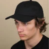 Dad Hat Blank Black Washed -Chapeaux À La Mode dad hat blank black washed