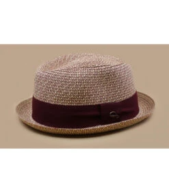 Diamond Bordeaux -Chapeaux À La Mode diamond bordeauxGottmann20chapeau20paille20galon20bordeaux
