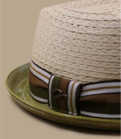 Diamond Raffia Green -Chapeaux À La Mode diamond raffia green 3
