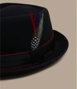 Stetson Diamond Woolfelt Cashmere Black -Chapeaux À La Mode diamond woolfelt cashmere black 2