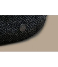 Driver Cap Herringbone Grey 7 Driver Cap Herringbone Grey -Chapeaux À La Mode driver cap herringbone greyberet20gris20laine
