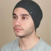 Barts Eclipse Beanie Reversible Dark Heather -Chapeaux À La Mode eclipse beanie dark heatherbonnet20long20gris20reversible20Eclipse20Beanie20Reversible20dark20heather