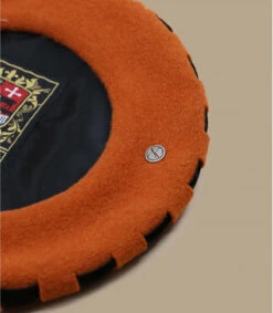 Ellie Erable -Chapeaux À La Mode ellie erableberet20orange20ruban20noue