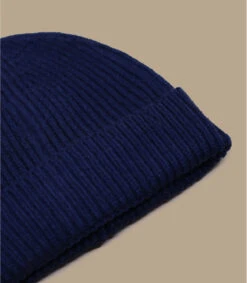Engineered Knit Ribbed Beanie Oxford Navy -Chapeaux À La Mode engineered knit ribbed beanie oxford navy 2