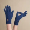 Barts Fine Knitted Gloves Navy -Chapeaux À La Mode fine knitted gloves navygants20bleu20marine20Fine20Knitted20Gloves20navy