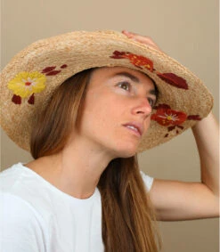 Seeberger Floppy Flower Hand Stich Natural Honey