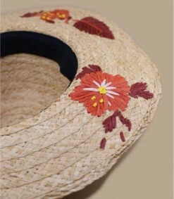 Seeberger Floppy Flower Hand Stich Natural Honey 11 Seeberger Floppy Flower Hand Stich Natural Honey -Chapeaux À La Mode floppy flower hand stich natural honey 4