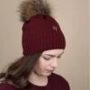 Giulia Real Fur Dark Red -Chapeaux À La Mode giulia real fur dark red