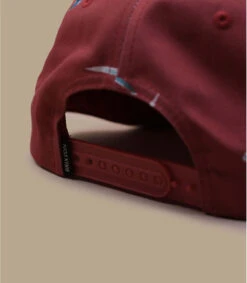 Brixton Global MP Snapback Aloha Red -Chapeaux À La Mode global mp snapback aloha red 4