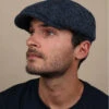Stetson Hatteras Donegal Navy Blue -Chapeaux À La Mode hatteras donegal navy blueberet20gavroche20bleu20laine20Hatteras20Donegal20navy20blue